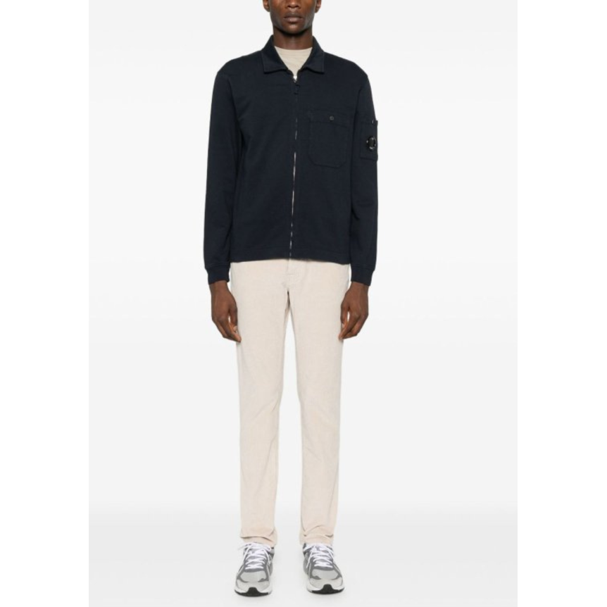 Pantalon chino JACOB COHEN Bobby slim velours côtelé coton beige clair