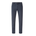 Jean 5 poches Scott carrot slim denim super extensible gris foncé délavé