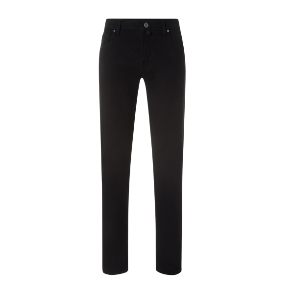 Jean 5 poches JACOB COHEN Bard Fast regular-slim denim super extensible noir