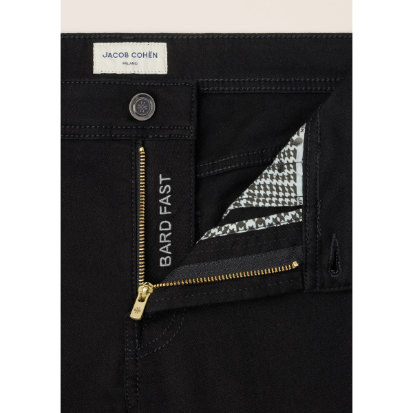 Jean 5 poches JACOB COHEN Bard Fast regular-slim denim super extensible noir