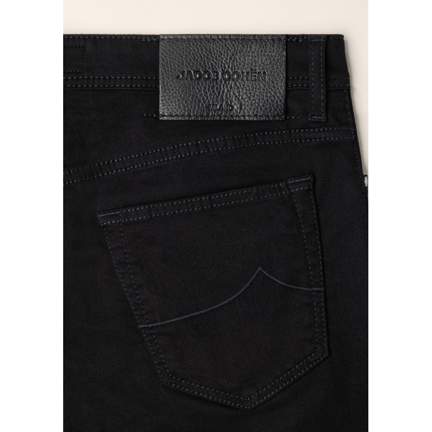 Jean 5 poches JACOB COHEN Bard Fast regular-slim denim super extensible noir