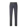 Jean Bard 5 poches regular slim denim super stretch gris foncé délavé