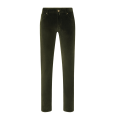Pantalon 5 poches Bard velours côtelé extensible coton vert bouteille
