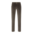 Pantalon 5 poches Bard velours côtelé extensible coton marron taupe