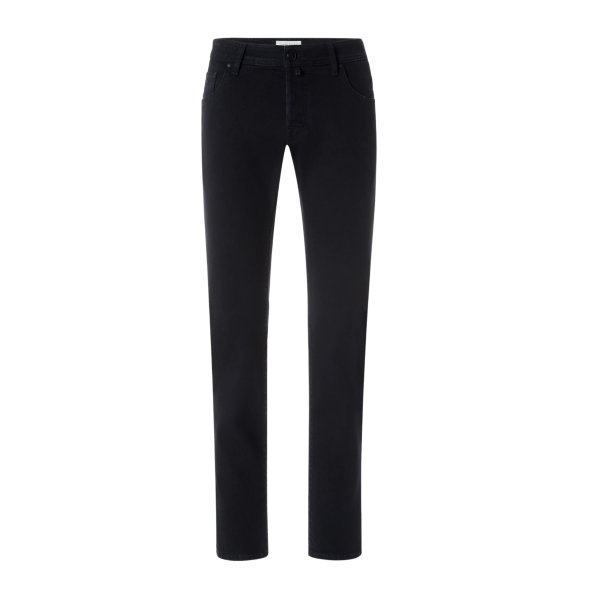 Jean 5 poches JACOB COHEN Nick Slim super slim denim extensible coton bio noir foncé