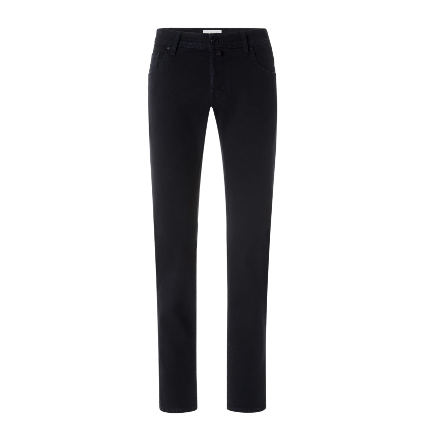 Jean 5 poches JACOB COHEN Nick Slim super slim denim extensible coton bio noir foncé