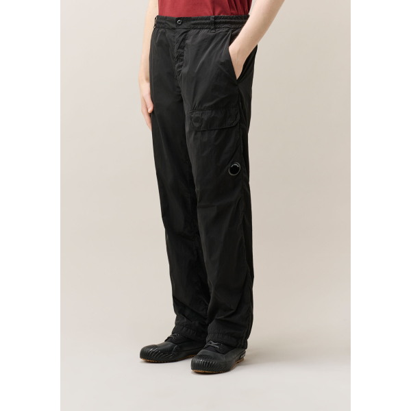 Pantalon cargo CP COMPANY Chrome R noir lentille poche