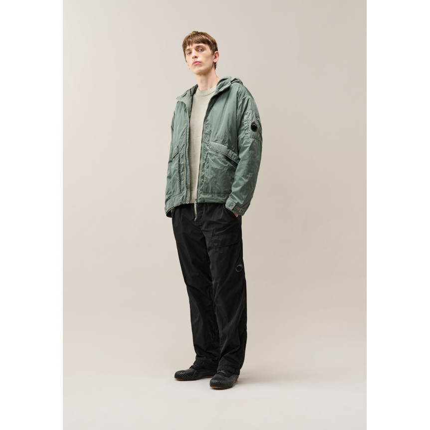 Pantalon cargo CP COMPANY Chrome R noir lentille poche
