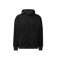Blouson zippé réversible nylon cardigan laine noir