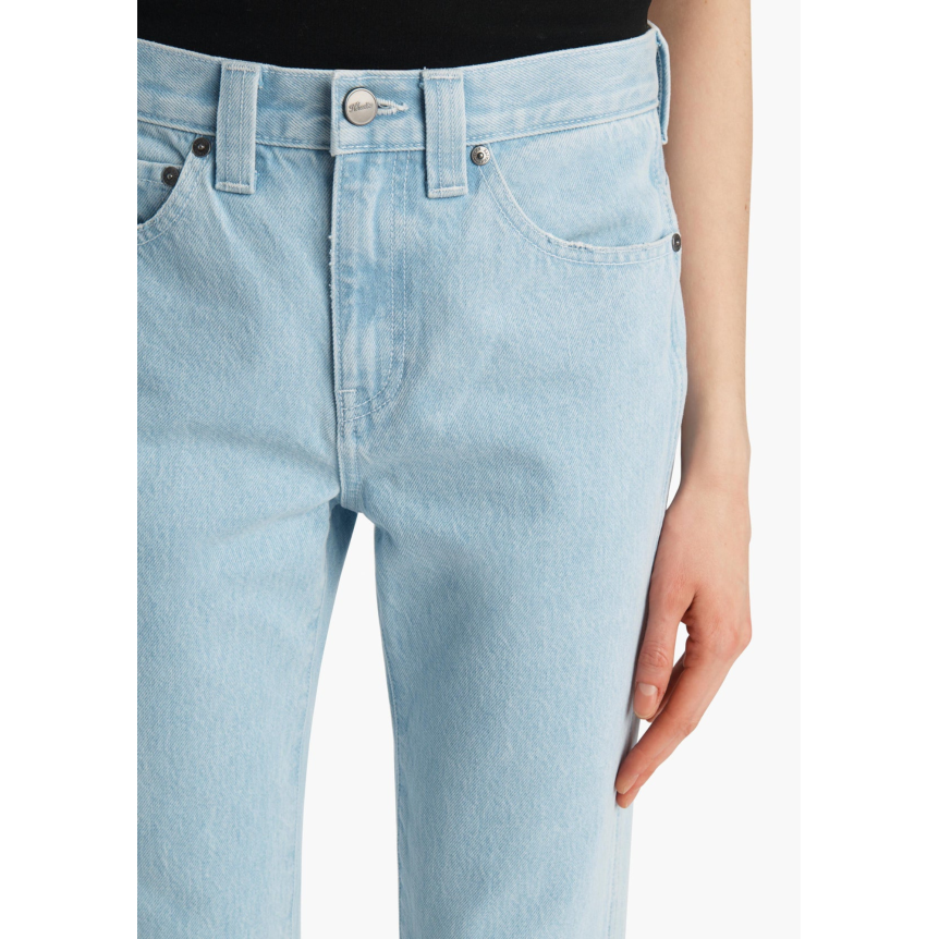 Pantalon jean droit KHAITE Farley denim coton bleu ciel