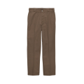 Pantalon en toile technique Canvas coton mélangé marron