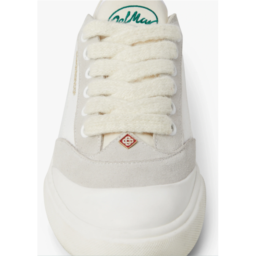 Sneakers CASABLANCA Del Mar cuir blanc et beige