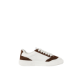 Sneakers Del Mar cuir blanc et marron