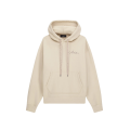 Sweat-shirt à capuche coton beige logo MA Quad Damier dos