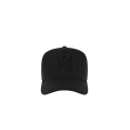 Casquette coton noir MA noir filet