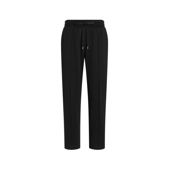 pantalon de jogging DOLCE & GABBANA en jersey coton noir plaque logo