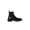 Boots Beatle cuir veau noir semelle crantée