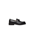 Mocassins cuir veau noir VLogo Locker