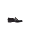 Mocassins V Logo Signature cuir buffle noir
