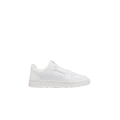 Baskets basses Freedots cuir veau blanc clous