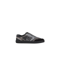 Baskets basses Step à lacets cuir noir FF gris