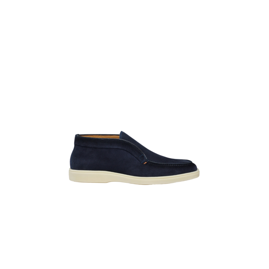 Derbies à lacets SANTONI cuir vernis noir