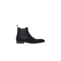 Bottines Beatles daim bleu marine