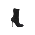 Boots maille viscose noir talon aiguille