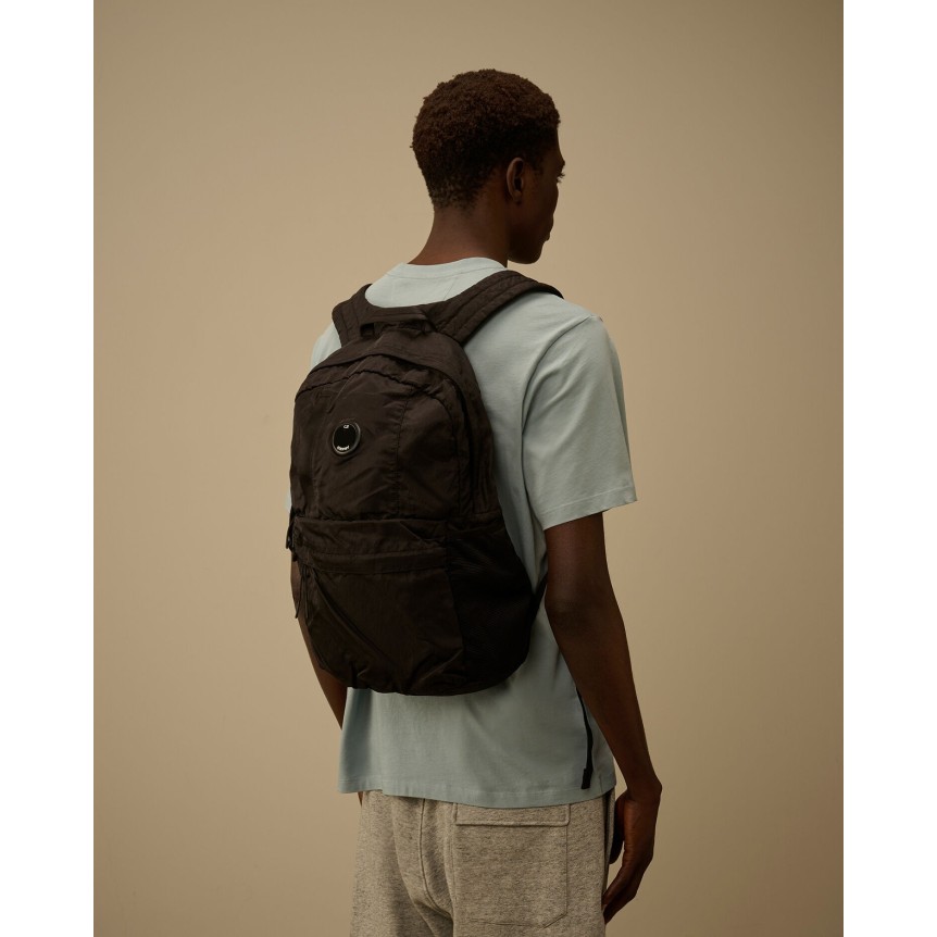 Sac à dos  CP COMPANY Nylon B noir lentille