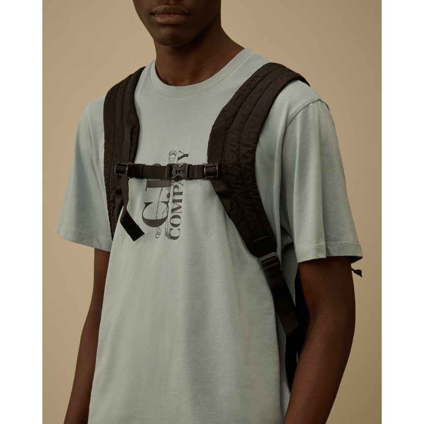 Sac à dos  CP COMPANY Nylon B noir lentille
