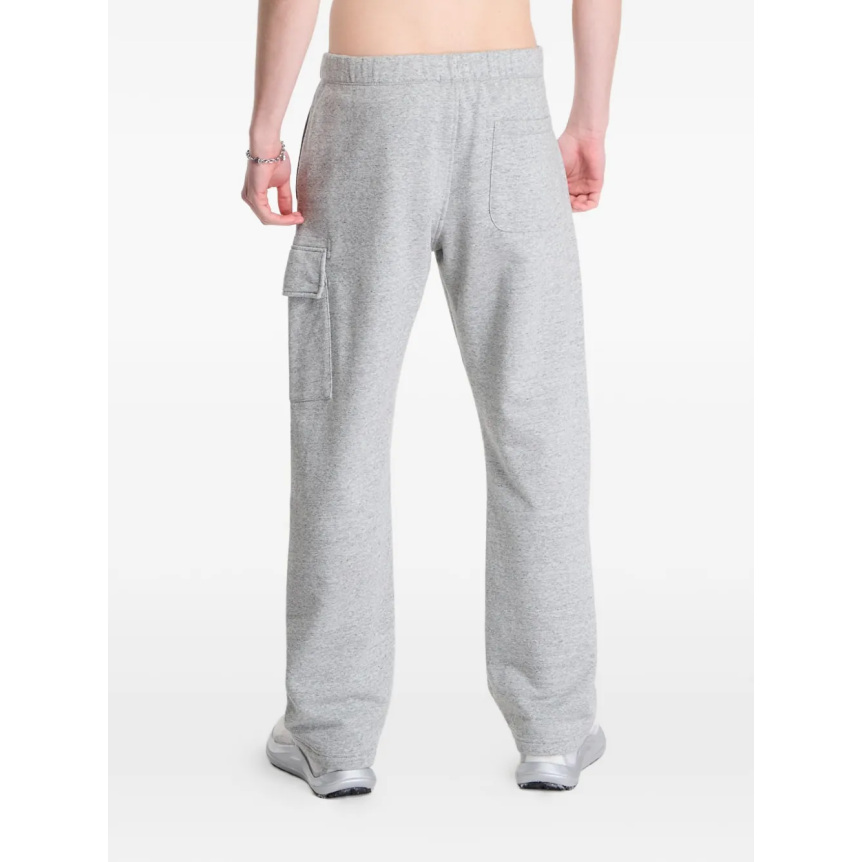 Pantalon de survêtement CP COMPANY molleton de coton relief diagonal gris clair taille bas élastique