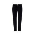 Pantalon slim Bard en velours côtelé de coton noir
