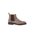 Bottine Chelsea cuir daim marron clair