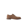 Derbies cuir veau daim marron clair