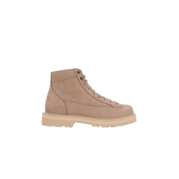 BOOTS LACETS DAIM BEIGE