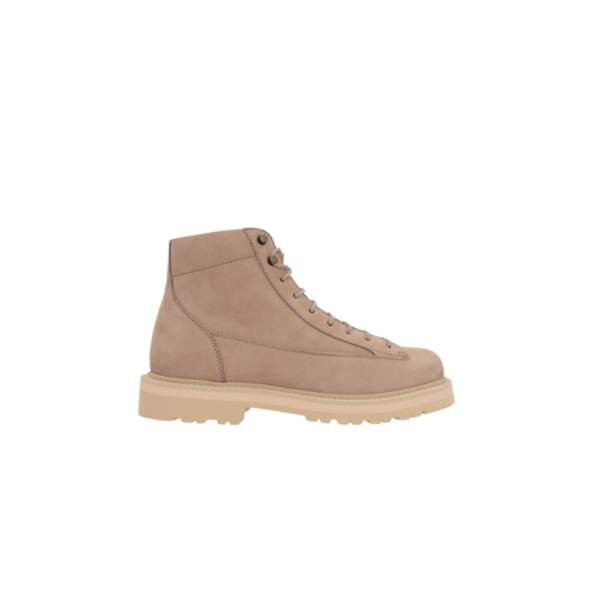 BOOTS LACETS DAIM BEIGE