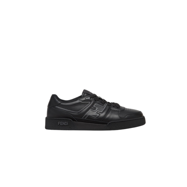 Basket FENDI Match noir gris semelle noire