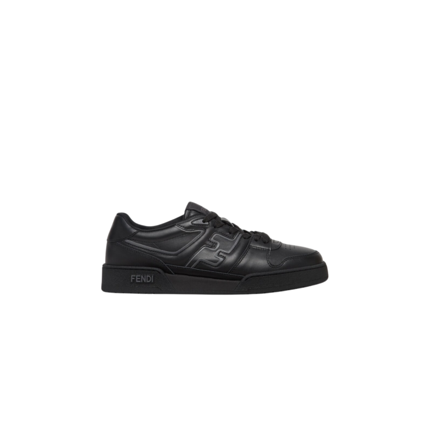 Basket FENDI Match noir gris semelle noire