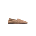 Espadrilles Babouche Daim beige semelle crêpe