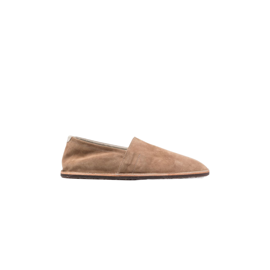 Espadrilles Babouche BRUNELLO CUCINELLI Daim beige semelle crêpe