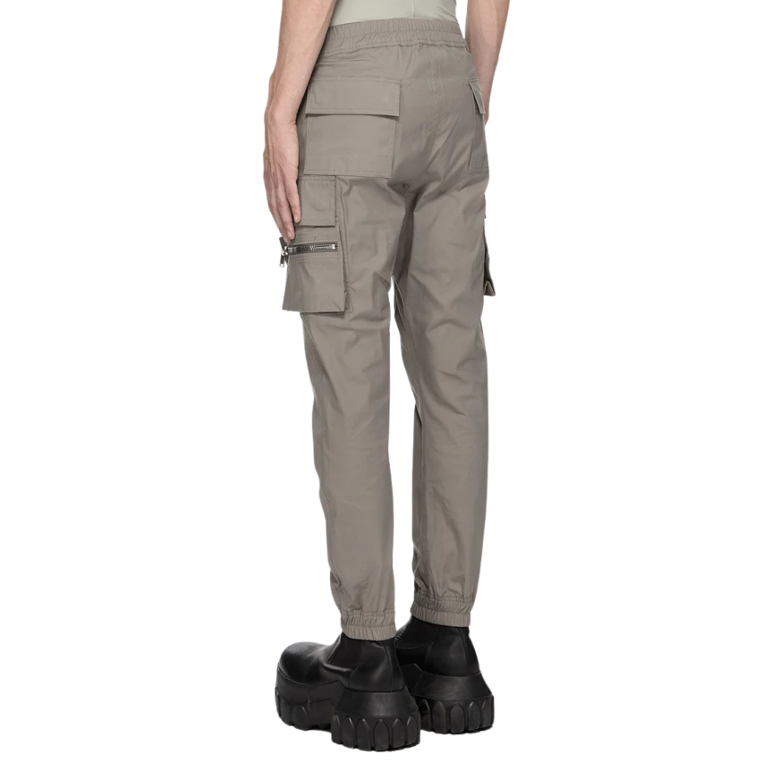 pantalon cargo RICK OWENS Mastodon coton Dark pearl gris beige