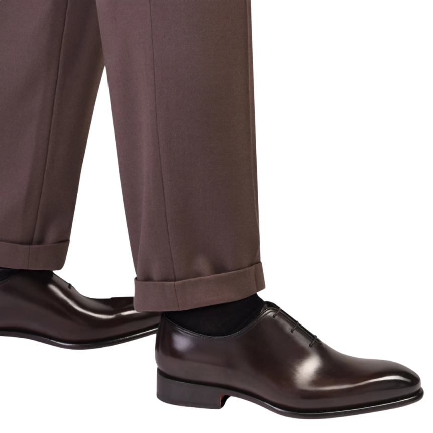 RICHELIEU CUIR MARRON130017 permanent