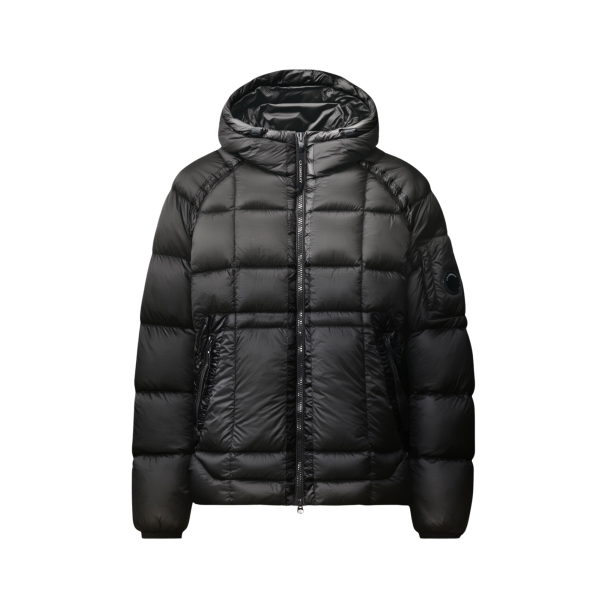 Doudoune DD Shell CP COMPANY micro ripstop en nylon opaque noir