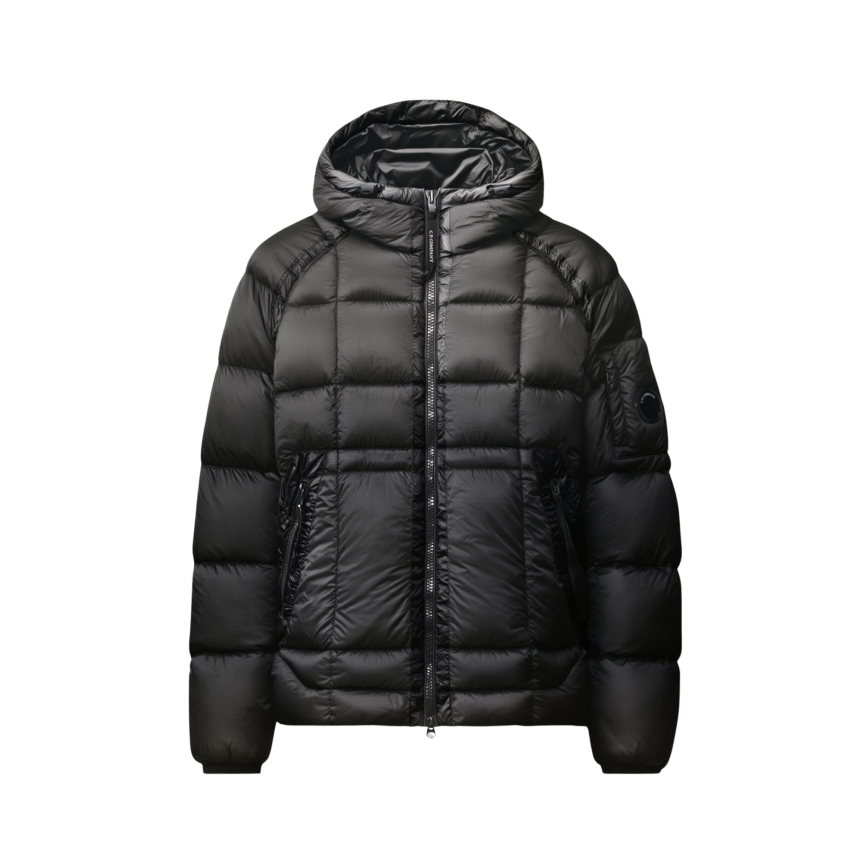 Doudoune DD Shell CP COMPANY micro ripstop en nylon opaque noir