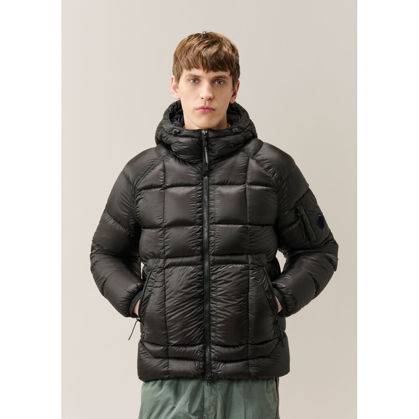Doudoune DD Shell CP COMPANY micro ripstop en nylon opaque noir