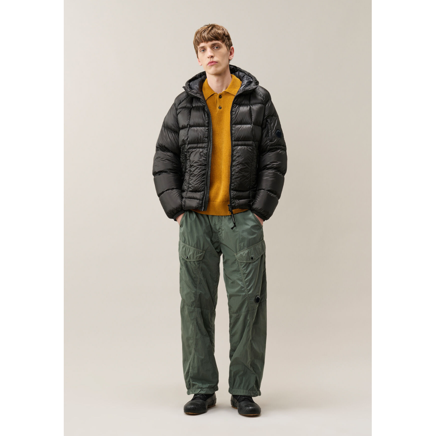 Doudoune DD Shell CP COMPANY micro ripstop en nylon opaque noir