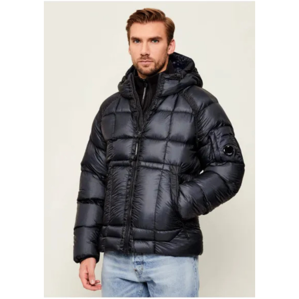 Doudoune CP COMPANY DD Shell micro ripstop en nylon opaque bleu marine