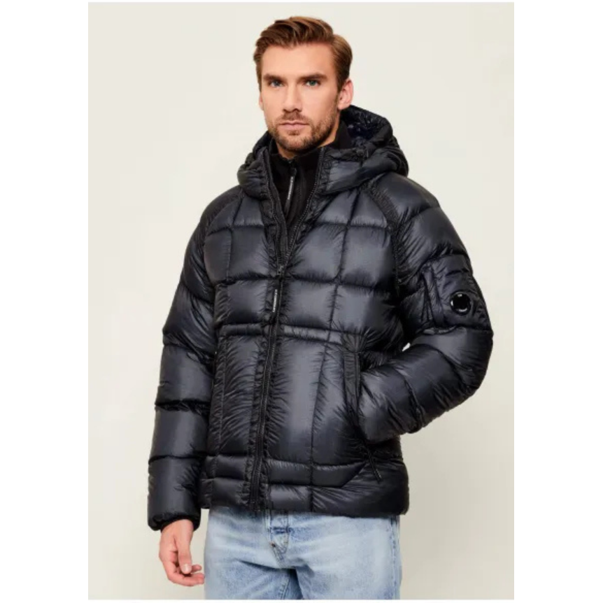 Doudoune CP COMPANY DD Shell micro ripstop en nylon opaque bleu marine