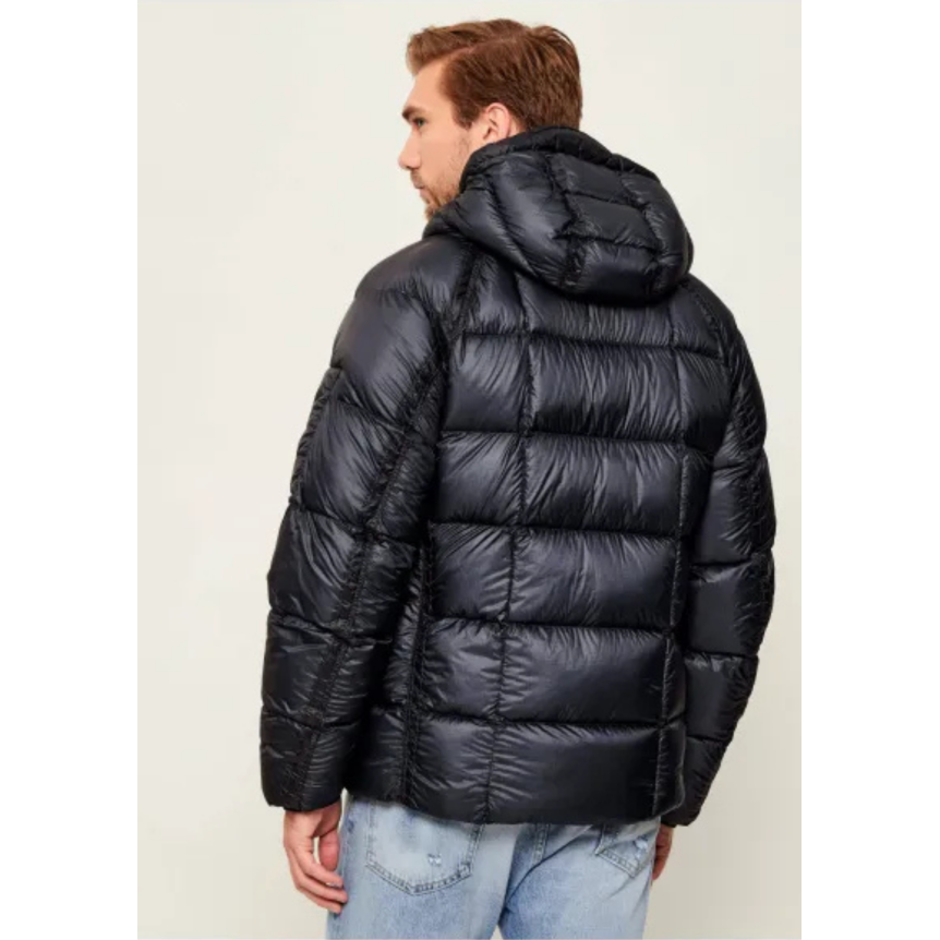 Doudoune CP COMPANY DD Shell micro ripstop en nylon opaque bleu marine