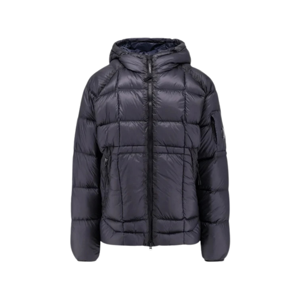 Doudoune CP COMPANY DD Shell micro ripstop en nylon opaque bleu marine